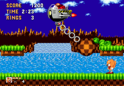 Ray the Flying Squirrel in Sonic the Hedgehog Screenshot 1